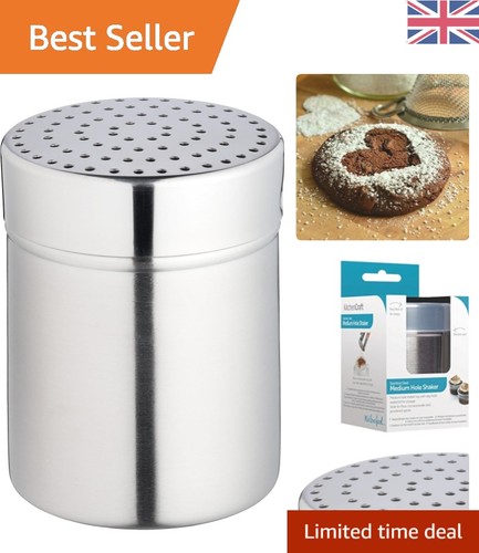 Elegant silver flour shaker - silver,