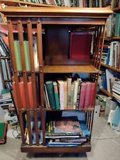 Antique Mahogany Revolving Bookshelf