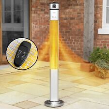 Harrier 2000W Patio Heater  | OUTDOOR ELECTRIC HEATER + REMOTE | 3 Modes – 2kW