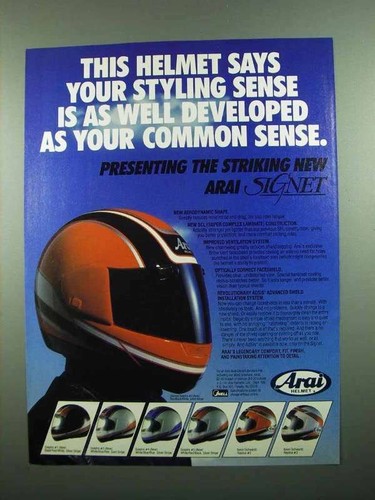 1989 arai helmet sceptre - 1989,