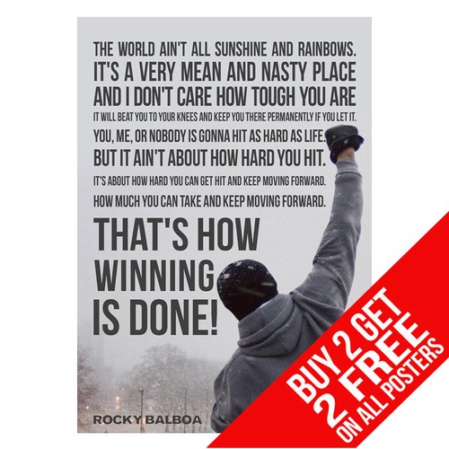 Rocky motivational quote - rocky,