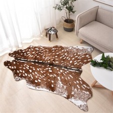 Deer Print Faux Fur Animal