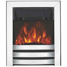 Focal Point Langham 2kW Chrome effect Electric Fire