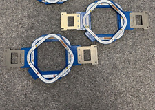 2x Mighty Hoops 5.5 x 5.5 Magnetic Embroidery Hoop with Ricoma EM1010 Brackets