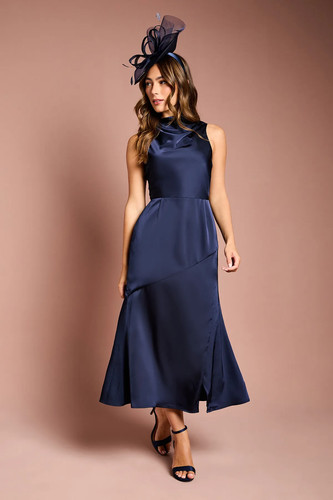 Coast navy column dress - coast,