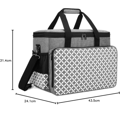 Sewing machine travel bag with - sewing,