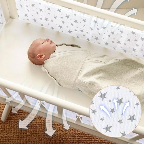 Baby soft cot bed bumper - 2x,