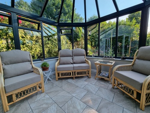 Cane conservatory summer - conservatory/summer,