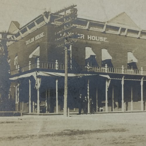 Rppc taylor house hotel corner - taylor,