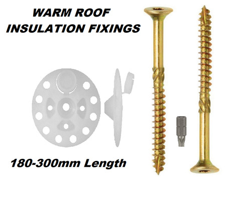 Warm roof deck insulation - deck,