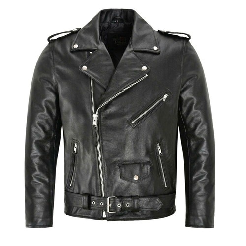 Leather jacket motorcycle
