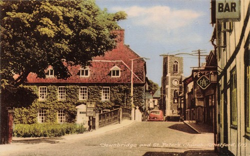 Postcard townbridge and - postcard, st