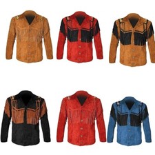 Men's Western Suede Leather