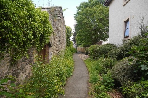 Photo 6x4 path hay lodge - path,,