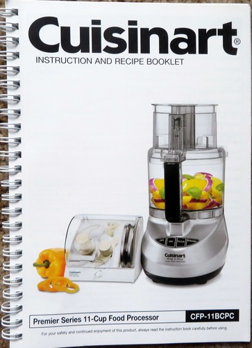 Cuisinart instruction and - instruction,