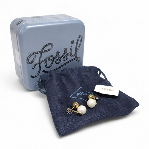 Fossil bright baubles white - fossil,