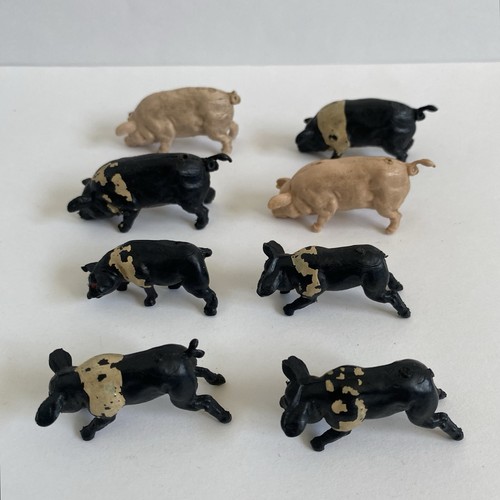 Vintage cherilea plastic pigs - vintage,