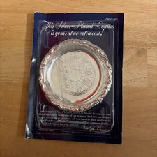 Silver-Plated 4" Drink Coaster