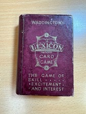Waddington lexicon card game - waddington's,