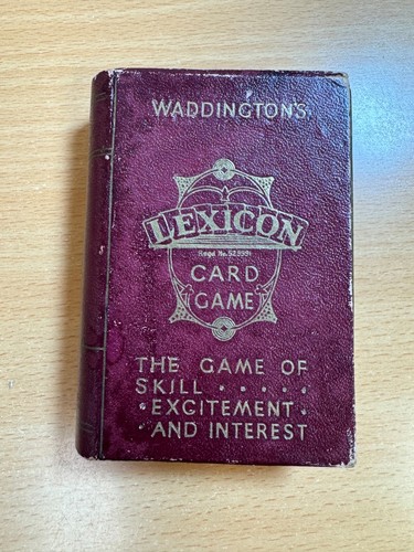 Waddington lexicon card game - waddington's,