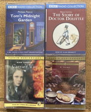 4 Classic Childrens Cassette Tapes - BBC Puffin Job lot - nine hours listening