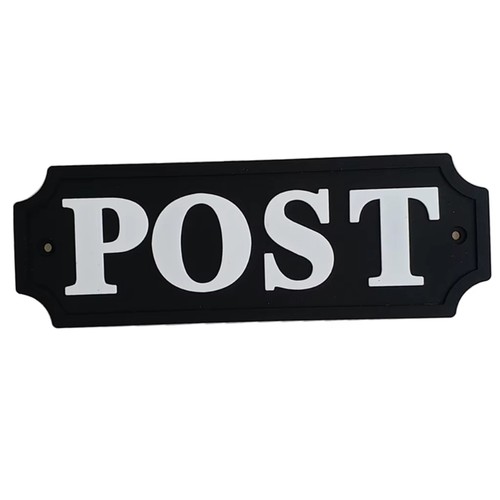 Post sign plate - sign, wall