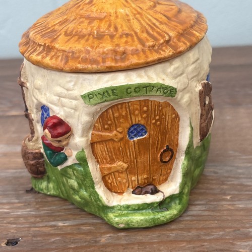 Vintage pixie elf cottage - pixie,