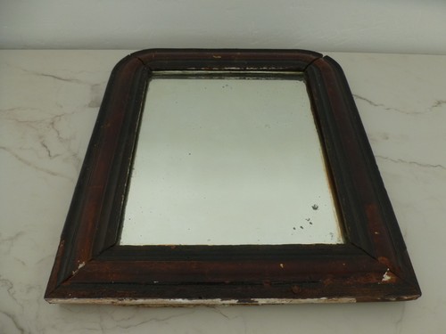 Antique french mirror with - french,