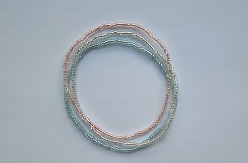 Anklet ladies clear ankle - 3x,