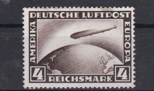 Graf zeppelin airmail stamp - zeppelin,