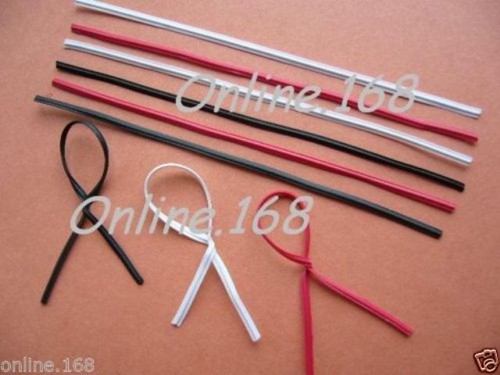 Plastic coated wire ties - wire,