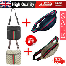 MENS DESIGNER CROSS BODY BAG BUM BAG BOYS SHOULDER HANDBAG POUCH WORK TRAVEL  UK