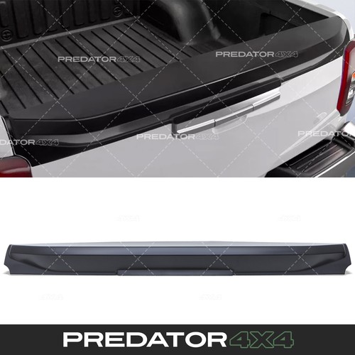 Black tailgate cover rail - black,