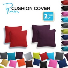 Cushion Covers Pack of 2 Plain