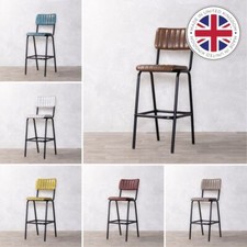 VINTAGE STYLE UPHOLSTERED BAR