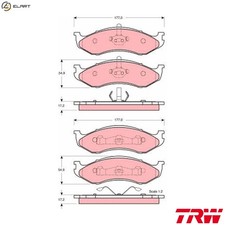 BRAKE PAD SET DISC BRAKE