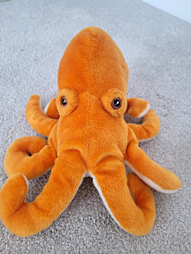 Pets orange white octopus - re-pets,