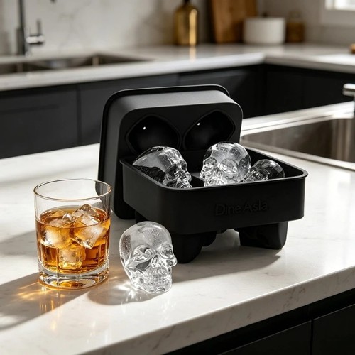 Grid skull silicone ice - silicone,