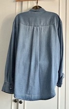 H&M Ladies Soft Denim Shirt Size M (14-16)