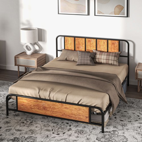 King size bed frame - bed,