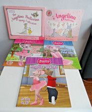 Angelina Ballerina Hard & Paperback Bundle x 5 Books Collect, Leisure, Bedtime
