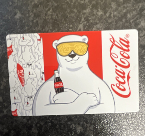 Coca cola polar bear gold - coca-cola, bar