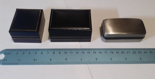 Cufflink jewellery boxes - cufflink,