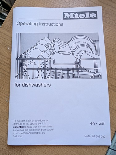 Genuine miele dishwasher - genuine,