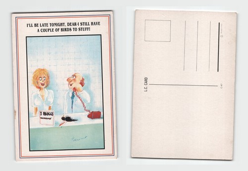 Postcard humorous cartoon - humorous,
