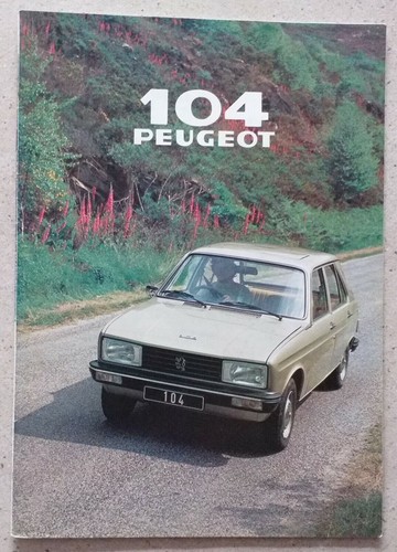 Peugeot 104 sales marketing