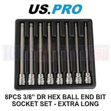 US PRO 8pc 3/8"  Long Ball End