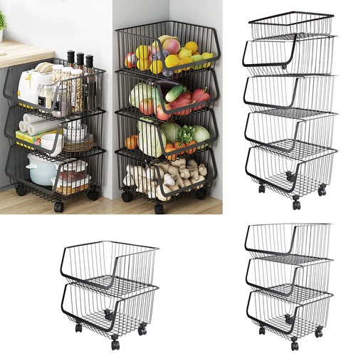 Metal wire stackable fruit - stackable,