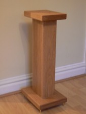 Solid Oak Wood speaker stands