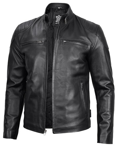 Mens black leather jacket - mens,